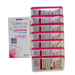 女用果凍威而鋼 Lovegra Oral Jelly 100mg｜1盒7包-香港直營 - Image 3