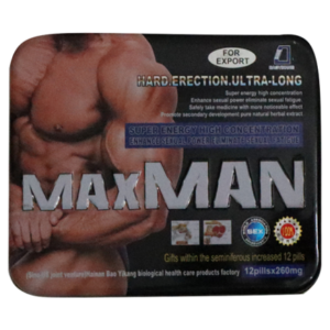 美國MAXMAN盒裝版 | 一盒24顆 增大陰莖 助勃延時 | 香港直營
