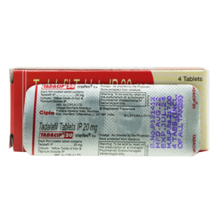 犀利士Tadacip 20mg/4粒 印度學名藥版 助勃 | 香港直營 - Image 4