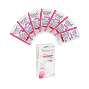 女用果凍威而鋼 Lovegra Oral Jelly 100mg|1盒7包-香港直營